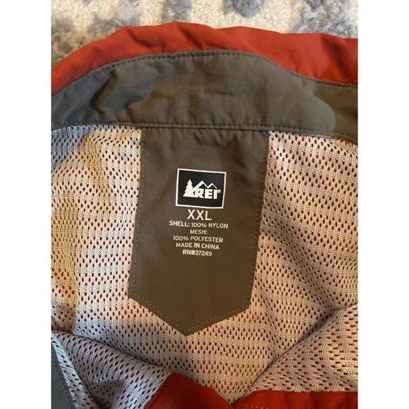 REI Mens‎ orange 2XL fishing hiking shirt - Picture 9 of 11
